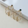 Clover Charm Drop Earrings