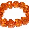 Glowing Baltic Style Amber Bracelet
