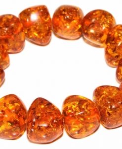Glowing Baltic Style Amber Bracelet