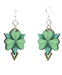 Geometric Shamrock Earrings #1643