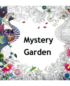 Garden coloring book for kids and adults