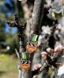 Leprechaun Stud Earrings #3101