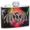4oz Dragon Design Hip Flask