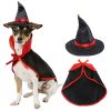 Pet Halloween Cloak Hat Set Cosplay Clothes