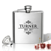 Stainless Steel Hip Flask (8 oz) Personalized to your desire.