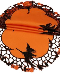 XD11013 Witch Round Doilies, Set of 4