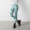 Blue Shamrock Leggings, Capris and Shorts