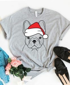 Christmas Bulldog T-shirt
