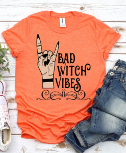 Bad Witch Vibes Halloween T-shirt