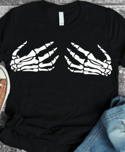 Skeleton Hand Halloween T-shirt