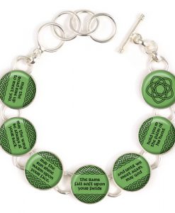 Irish Blessing Silver-Plated Necklace & Bracelet