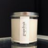 grapefruit scented luxury soy candle