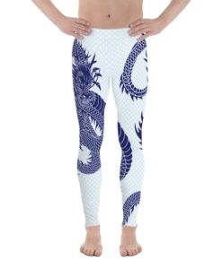 Mens Leggings - Dragon Leggings with Scales