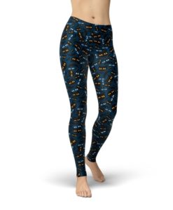 Jean Halloween Cat Eyes Leggings