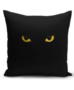 Black Cat Pillow Cover