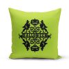 Green Halloween Pillow Cover