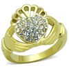 TK1724 - IP Gold(Ion Plating) Stainless Steel Ring with Top Grade