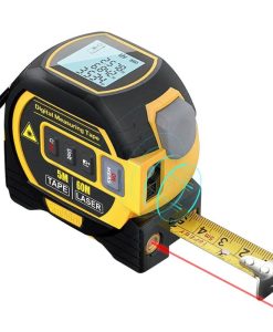 Multi-Function Laser Distance Meter with 5m Tape Measure and Cross-Marking