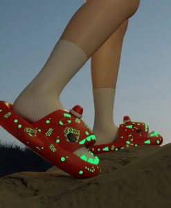 Shark Slippers Halloween Christmas Print