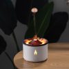 Volcano Eruption Aroma Diffuser & Air Humidifier with Flame Lamp Effect - Essential Oil Fragrance Machine for Home and Office