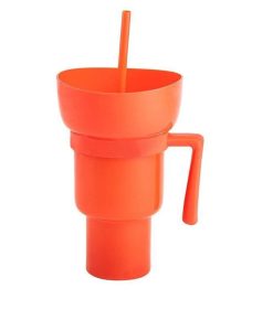 Multi-Purpose Portable Snack and Drink Tumbler