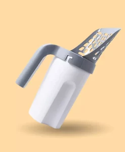 Efficient Self-Cleaning Cat Litter Scoop with Integrated Waste Bin