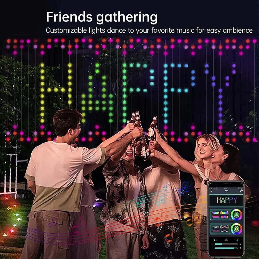 RGBIC LED Smart Curtain Lights - Image 3