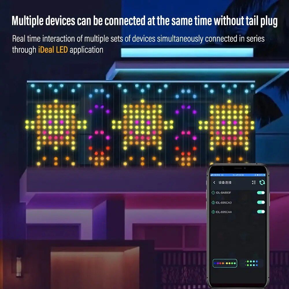 RGBIC LED Smart Curtain Lights - Image 6