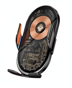 15W Fast Wireless Car Charger; Air Vent Mount Phone Holder with Infrared Induction for iPhone, Samsung and Xiaomi
