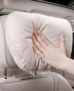 Universal Adjustable Car Neck Pillow Support with Soft Plush Finish