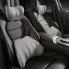 Memory Foam Car Seat Lumbar and Headrest Support Pillow