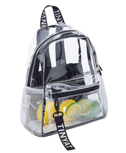 Chic Transparent Jelly Backpack - Waterproof, Fashion-Forward PVC Design for Women
