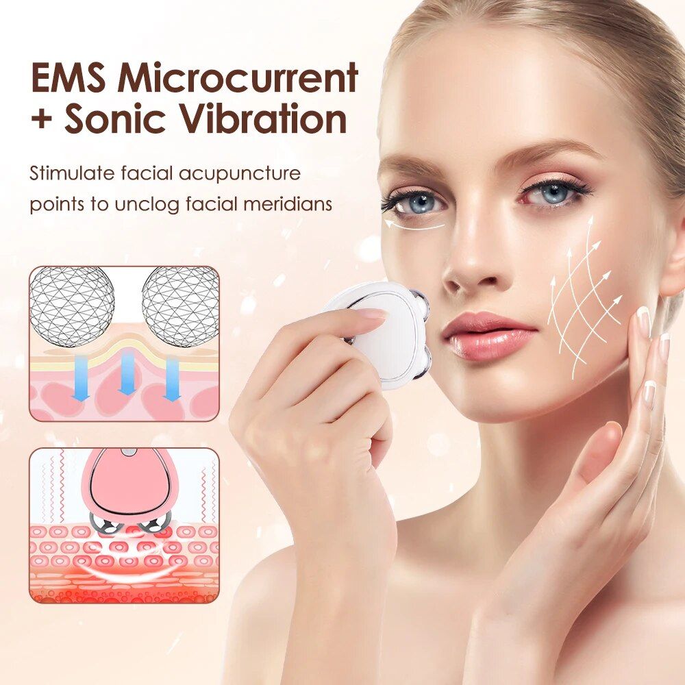 Microcurrent EMS Facial Massager: Slim, Lift & Revitalize - Image 4