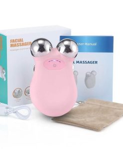 5-Gear Rechargeable Face Massager: Electric Micro-Current & 3D EMS Firming Technology