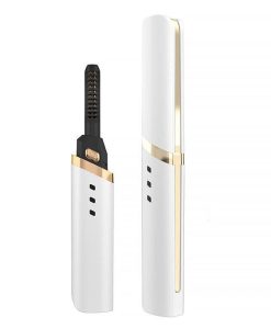 3-Gear Adjustable Heated Eyelash Curler: Portable & Anti-Scald