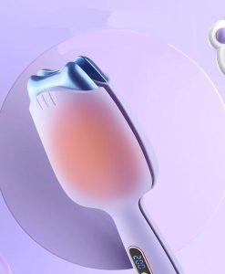 32mm Ceramic Cat Ear Dual-Barrel Hair Curler for Beach Waves