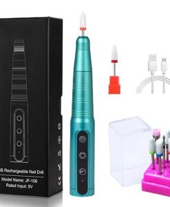 Wireless 35000RPM USB Nail Drill Pen: Portable Rechargeable Manicure & Pedicure Tool