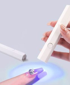 Compact UV LED Nail Dryer - Portable Mini Nail Lamp with USB Charging