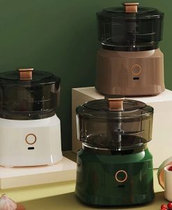 USB Rechargeable Electric Garlic & Food Masher - 350ml Compact Design