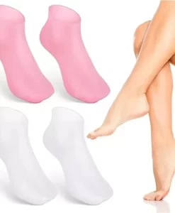 Silicone Spa Moisturizing Gel Socks for Foot Exfoliation & Care