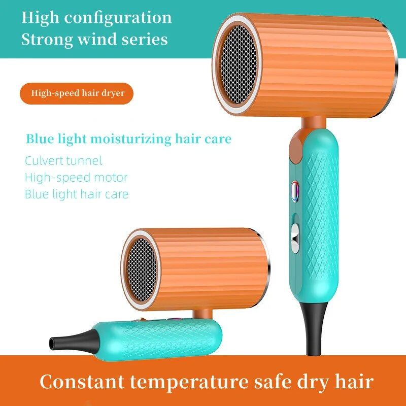 High-Power 1800W Ionic Hair Dryer with Foldable Handle - Salon-Grade, Fast Drying - Image 6