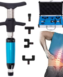 4-Head Adjustable Intensity Chiropractic Massage Therapy Gun
