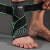 Protective Ankle Brace for Sports with Compression Nylon Strap