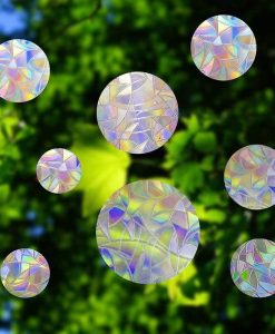 3D Rainbow Window Decals