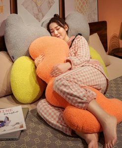 100CM Plush Water Ripples Long Throw Pillow