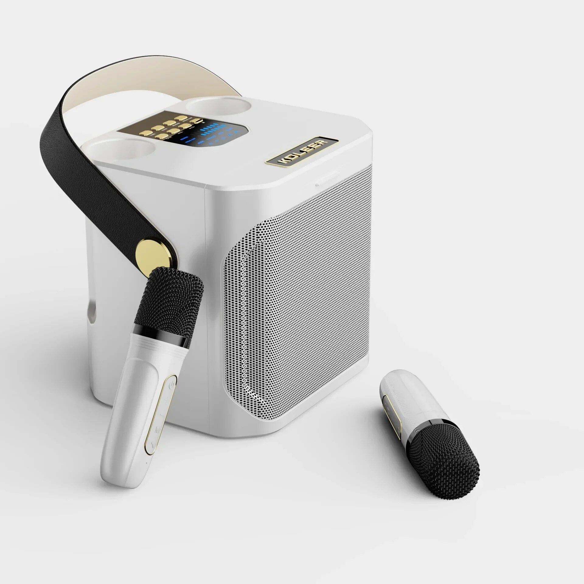 High Power Portable Wireless Bluetooth 5.3 Speaker System with Dual Microphone for Home KTV & Outdoor Entertainment - Image 3