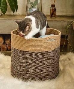 Eco-Friendly Cotton Rope Laundry Hamper