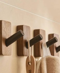 Walnut Solid Wood Single Hook