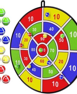 Kids Dart Board with Sticky Balls: Indoor & Outdoor Fun Game