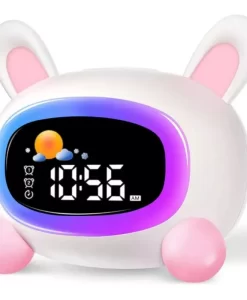 Kids' Wake-Up and Sleep Training Alarm Clock with Soothing Sound Machine